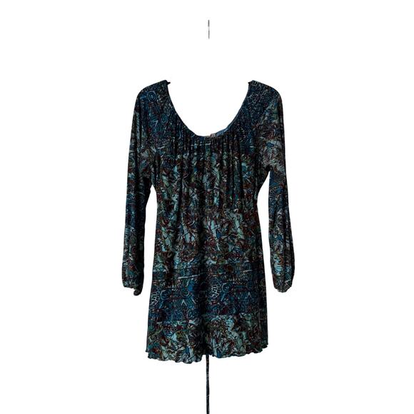 Susan Lawrence Tops - Susan Lawrence Baby Doll Long Sleeve Woman's Size Large Y2K